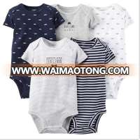 2017 hot sale fashion organic cotton import baby clothes china baby romper/baby toddler clothing