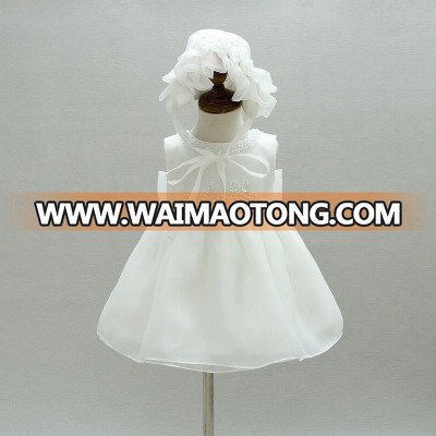 Fashionable Baby Girls Princess Wedding Party Dresses Flower Christening Baptism Dress