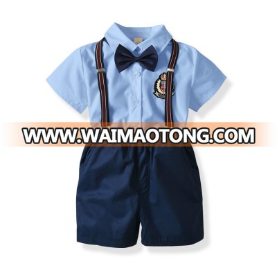 2018 Baby Boy Rompers Summer Baby Clothes Gentleman Rompers shenzhen Jinyunsen Technology Co Ltd