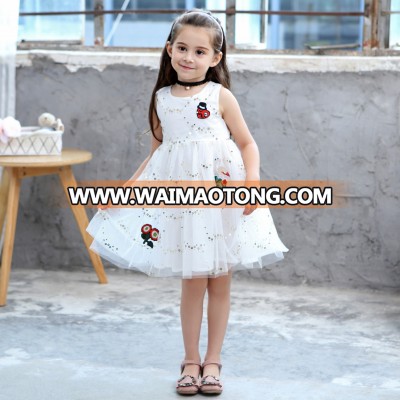 New Fashion Sequin Flower Girl Dress Party Birthday wedding princess Toddler baby Girls Clothes Children Kids Girl Dresses