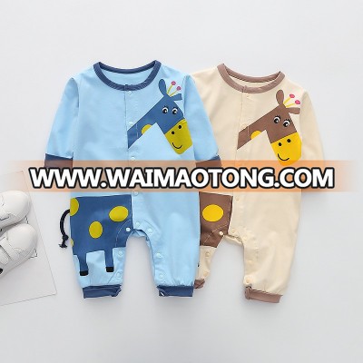 Hot sale Spring Autumn Jumpsuit Clothes Outfits for baby cartoon design Infant Baby Boy New Romper