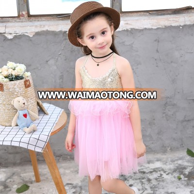 Wholesale girls clothing girl flower Birthday Children Baby Girls Party Dress